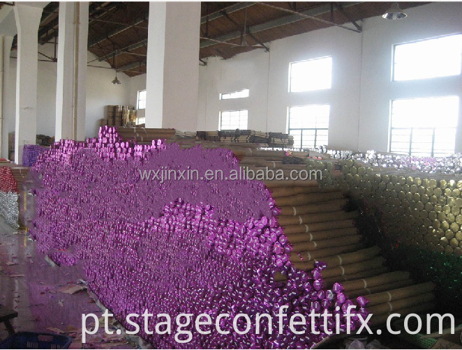 Confetti de confete de confetes para boate com papel elétrico celebrar o Natal